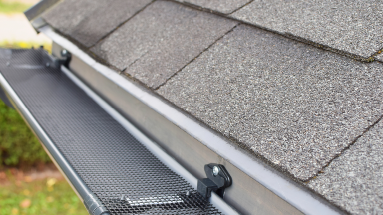Gutter repair service in Malvern, Melbourne, featuring a fitted gutter guard installed by PNK Property Maintenance Solutions to help prevent debris buildup and blockages.